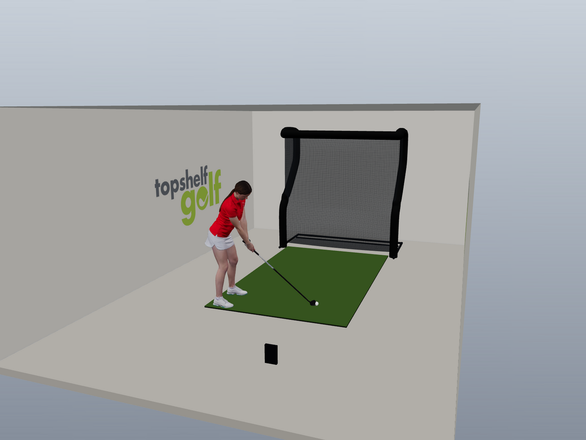 Swing Caddie SC4 PRO Net Golf Simulator, default build