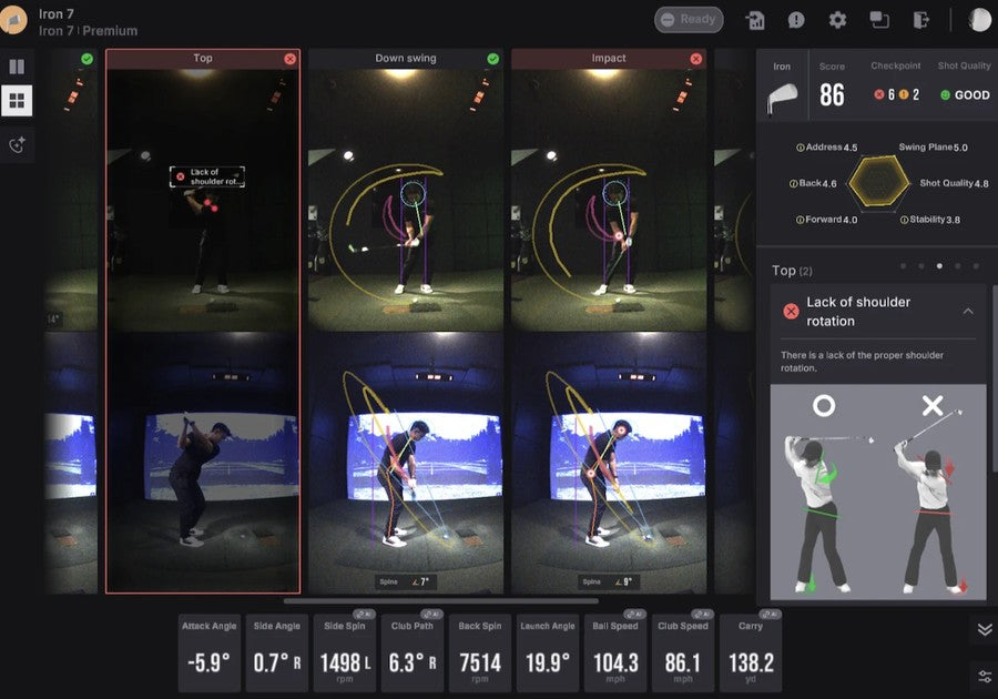 Swing Optix frame-by-frame swing replay