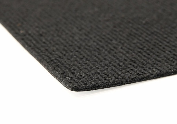 Low-pile carpet wall tile texture closeup