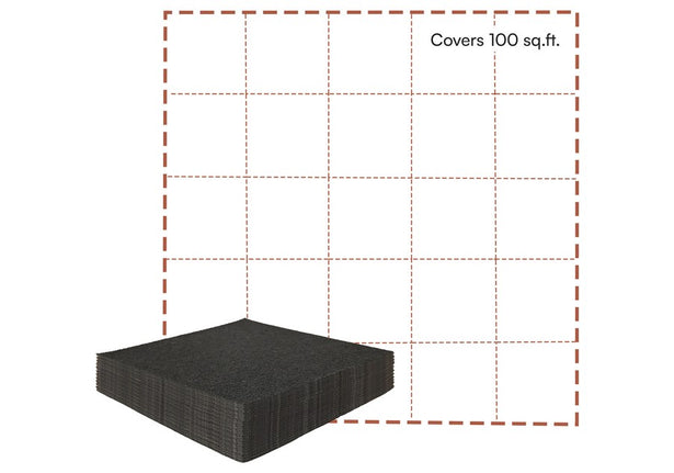 25 wall tiles cover 100 square feet