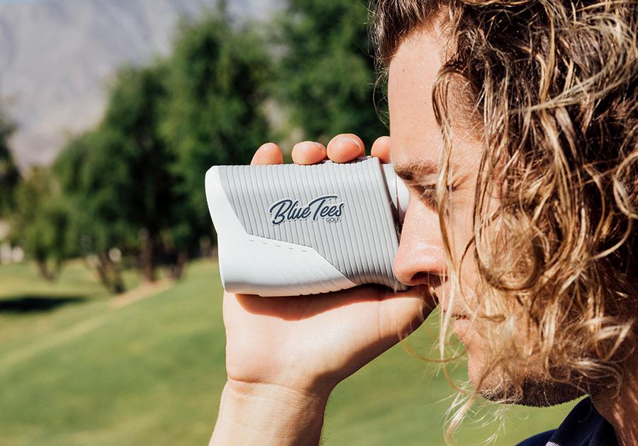 Blue Tees S2 Tour Golf Laser Rangefinder - Lifestyle Shot