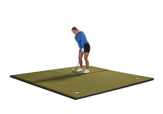 Fiberbuilt 10'x10' Center-Hitting Combo Golf Mat