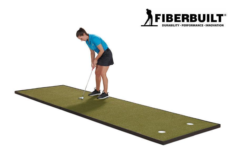 Fiberbuilt 4'x14' Putting Green - Angled View