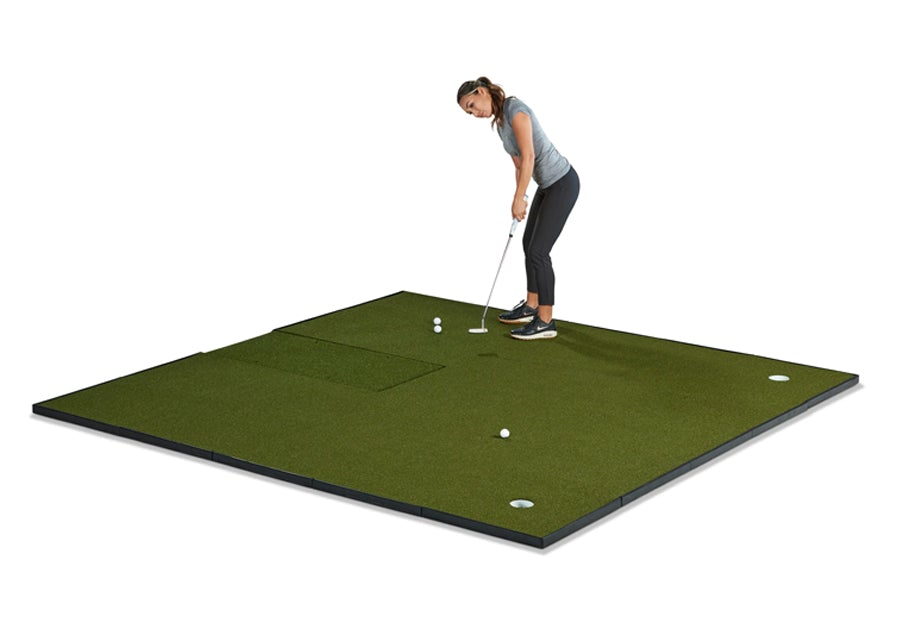 Fiberbuilt Player Preferred 10'x10' Center-Hitting Combo Golf Mat