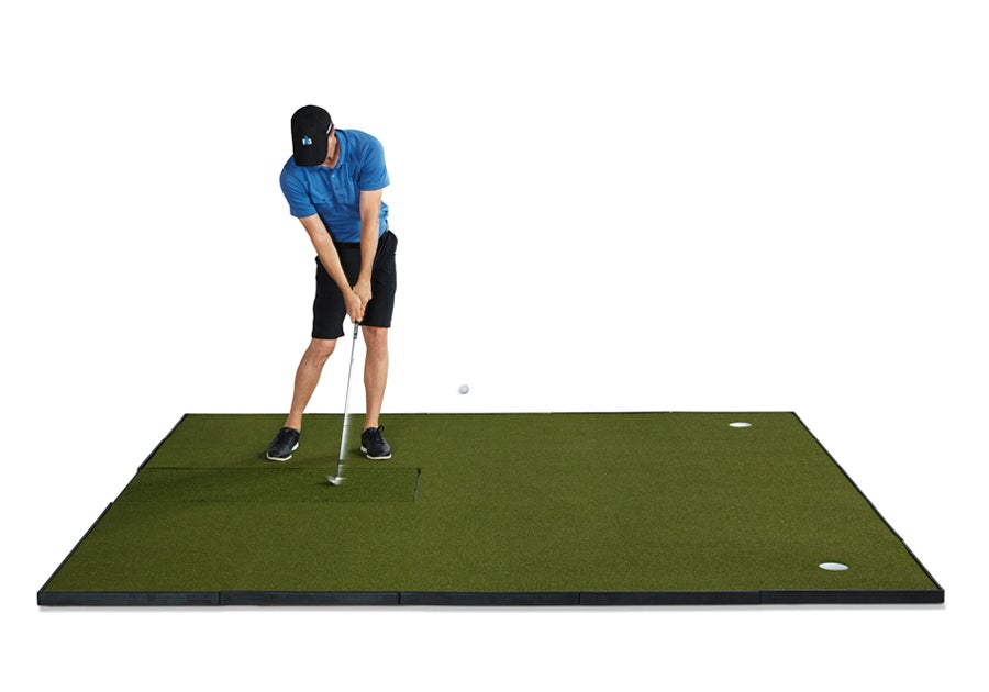 Fiberbuilt Player Preferred 10'x10' Center-Hitting Combo Golf Mat