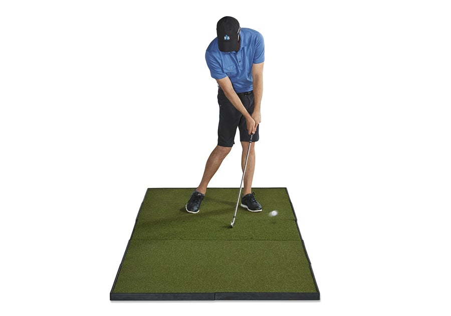Fiberbuilt Player Preferred 10'x4' Center-Hitting Studio Golf Mat - Front View