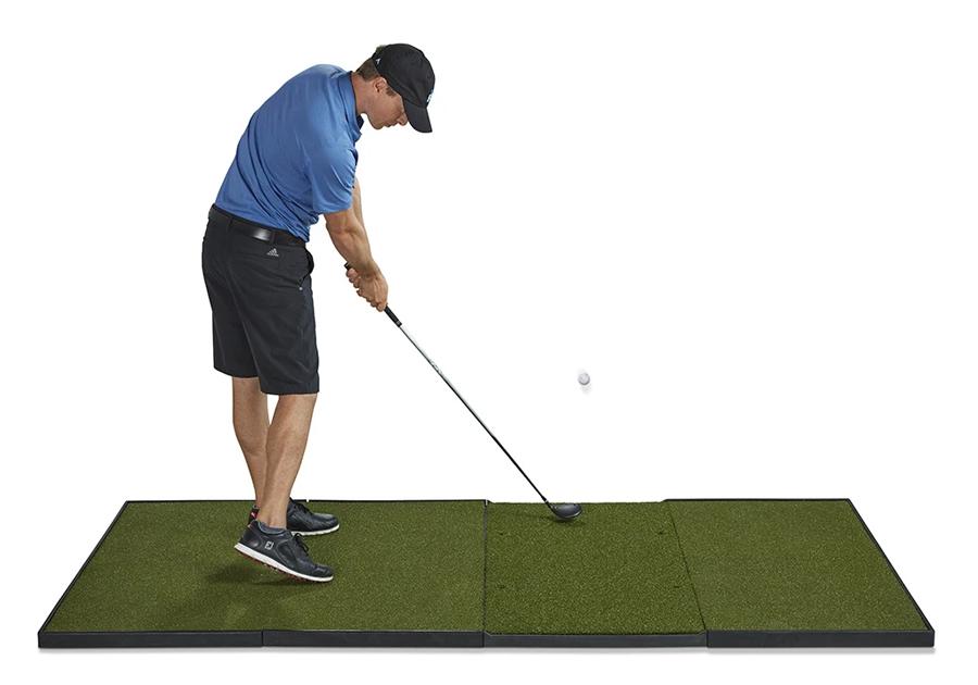 fiberbuilt player preferred 8x4 single hitting studio mat side view