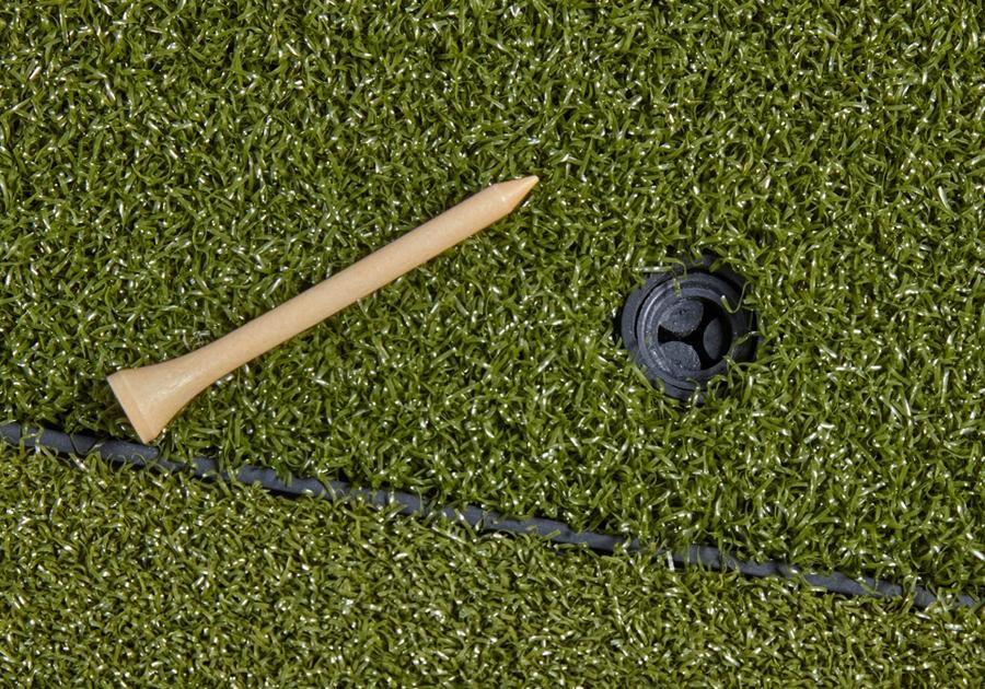 fiberbuilt player preferred 8x4 single hitting studio mat tee holder