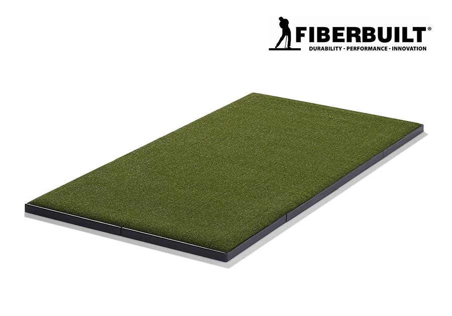 fiberbuilt rectangle tee box golf mat