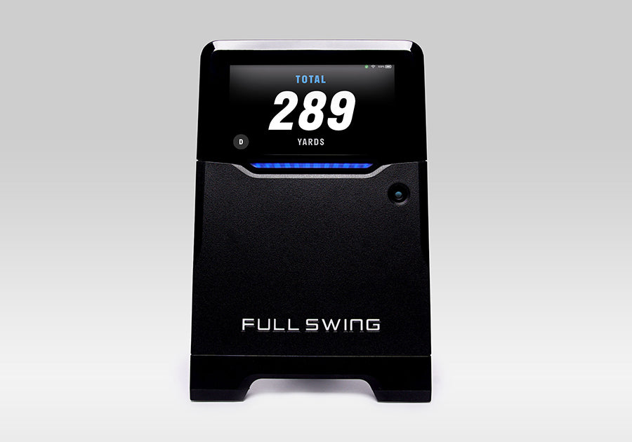 full swing launch monitor and golf simulator front