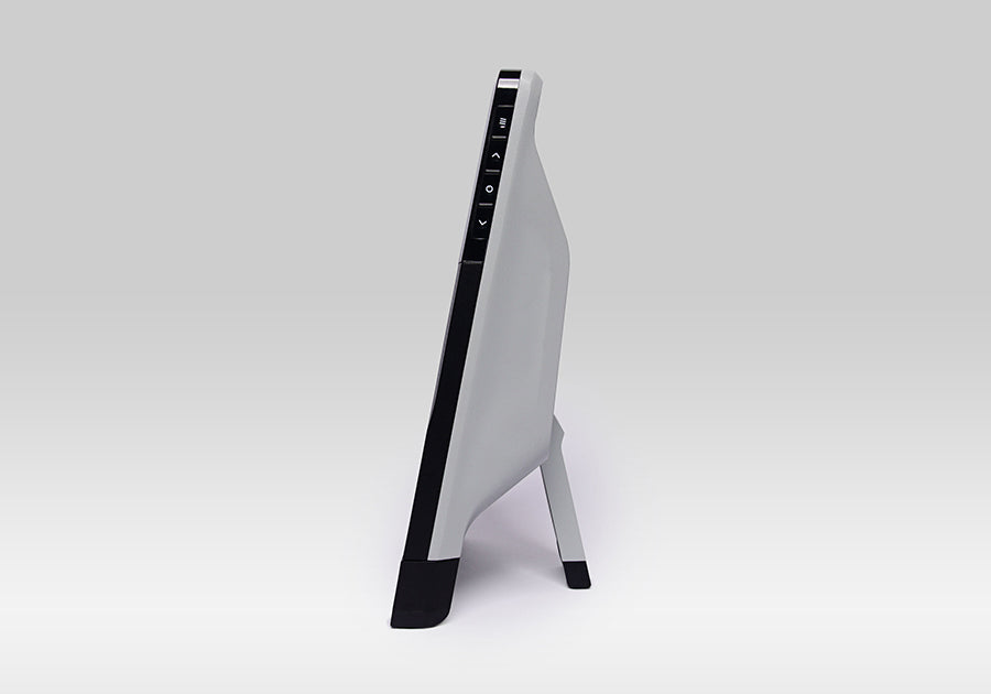 full swing launch monitor and golf simulator side view