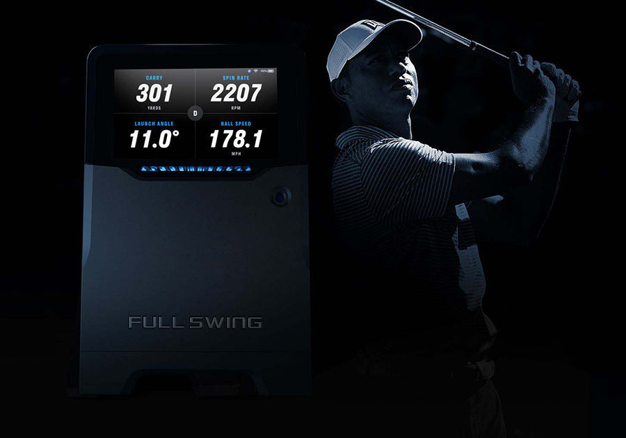 full swing launch monitor and golf simulator tiger woods