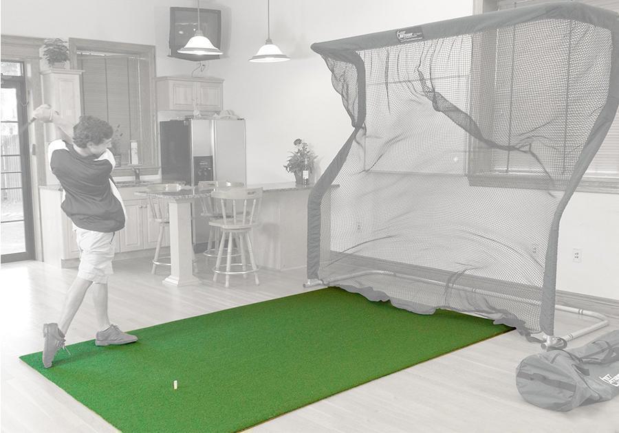 The Net Return Pro Turf Golf Simulator Mat