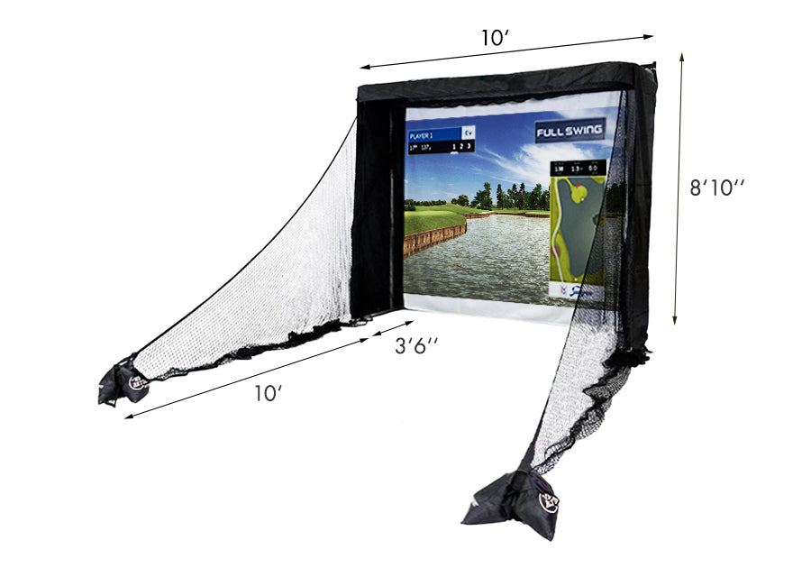 Full Swing KIT Premium Golf Simulator Package - Simulator Setup