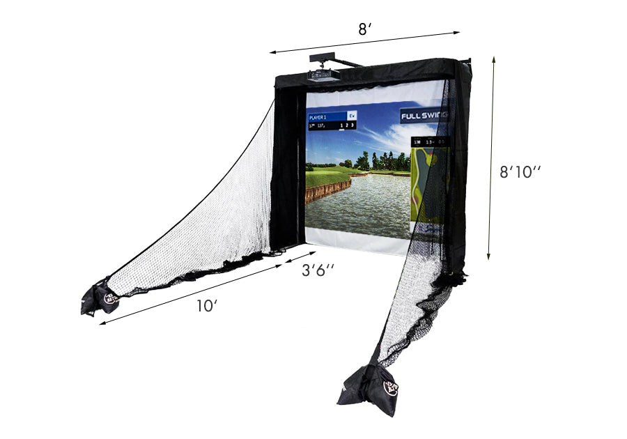 Full Swing KIT Premium Golf Simulator Package - Simulator Setup