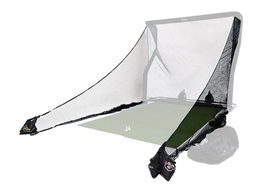 The Net Return Universal Side Barriers for Pro V2 & Home (V2 / Classic) Nets - Side View