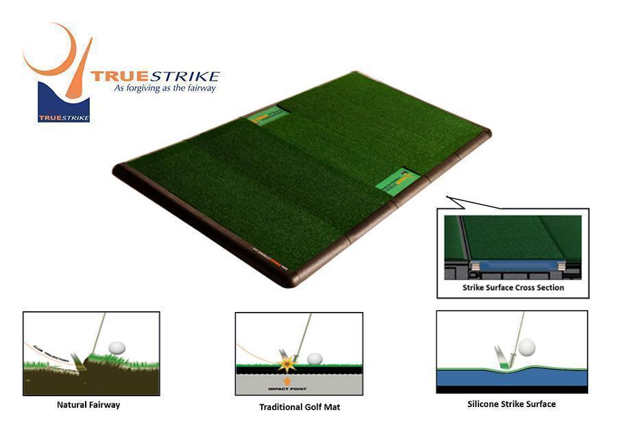 TrueStrike Golf Mat - Academy - On Hitting Mat