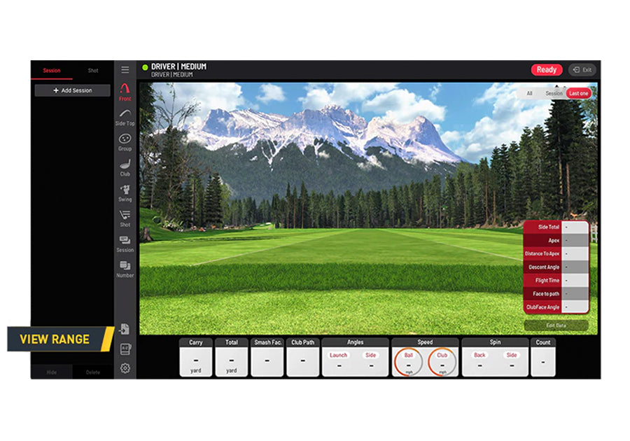 Uneekor EYE XO2 Launch Monitor & Golf Simulator - Simulator Setup