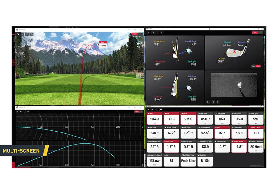 Uneekor EYE XO Launch Monitor & Golf Simulator - With Impact Screen