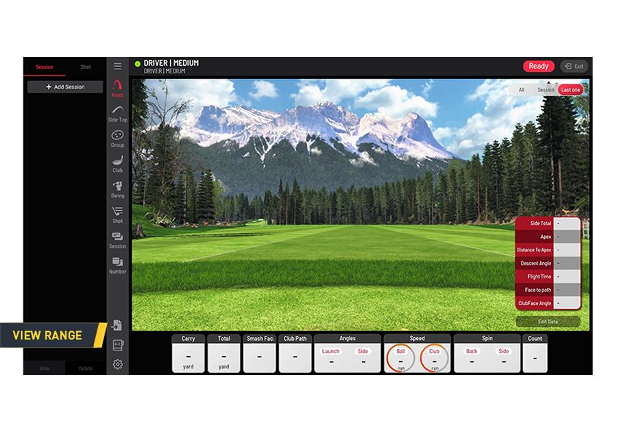 Uneekor EYE XO Launch Monitor & Golf Simulator - Simulator Setup