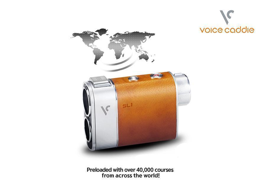 voice caddie sl1 active golf hybrid gpslaser rangefinder 40000 golf courses