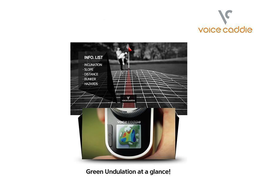 Voice Caddie SL1 Active Golf Hybrid GPS/Laser Rangefinder – Top