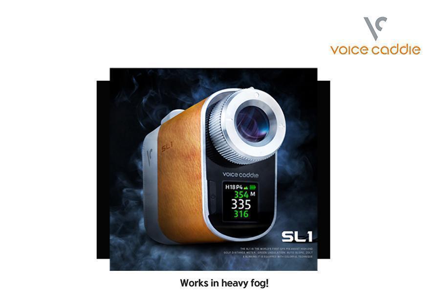 Voice Caddie SL1 Active Golf Hybrid GPS/Laser Rangefinder – Top