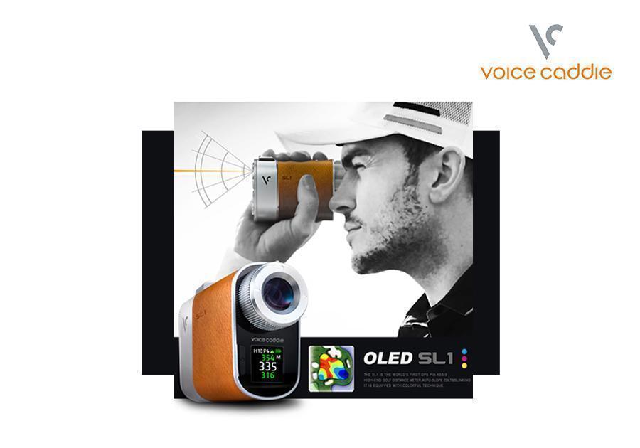 Voice Caddie SL1 Active Golf Hybrid GPS/Laser Rangefinder OLED Screen