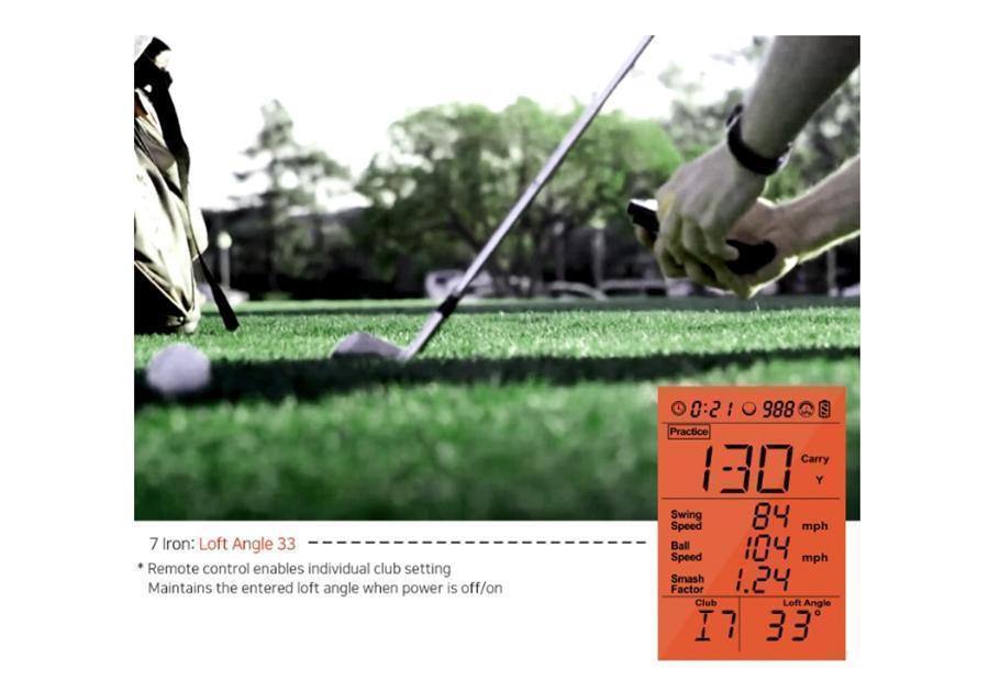 Swing Caddie SC200 Plus Golf Launch Monitor - Angled View