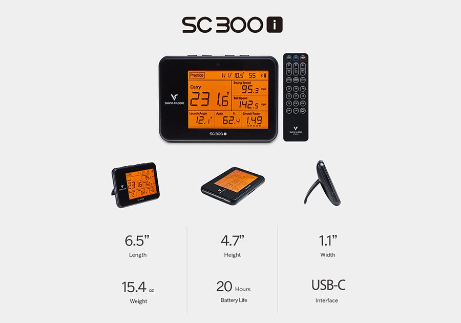 Swing Caddie SC300i Golf Launch Monitor - Key Features